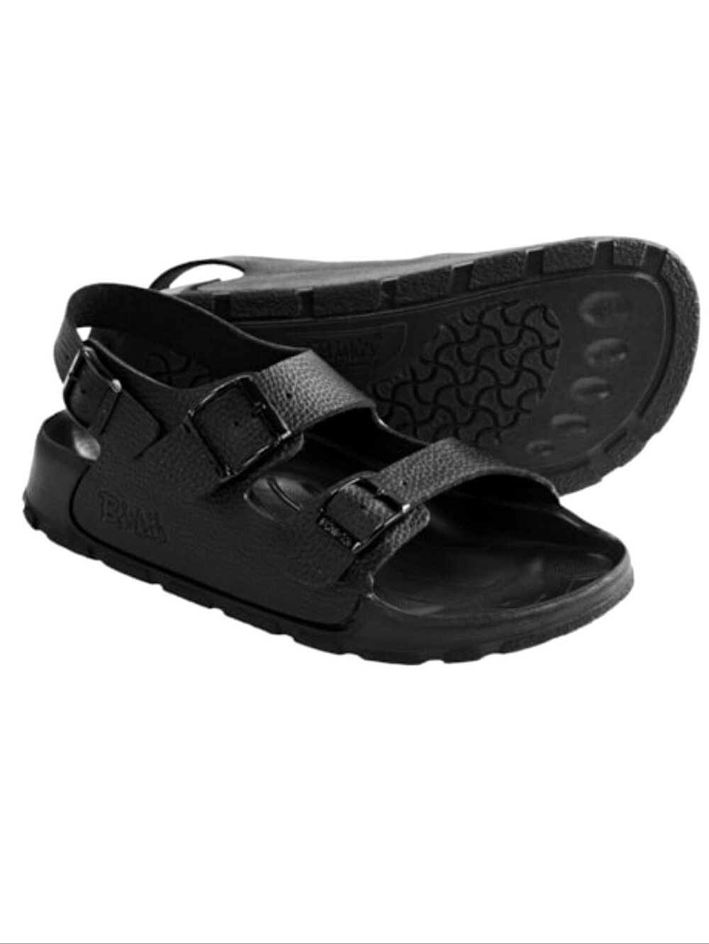 Birki's by Birkenstock Aruba Water Sandals Black Resortwear Sz W-11-11.5 M-9-9.5